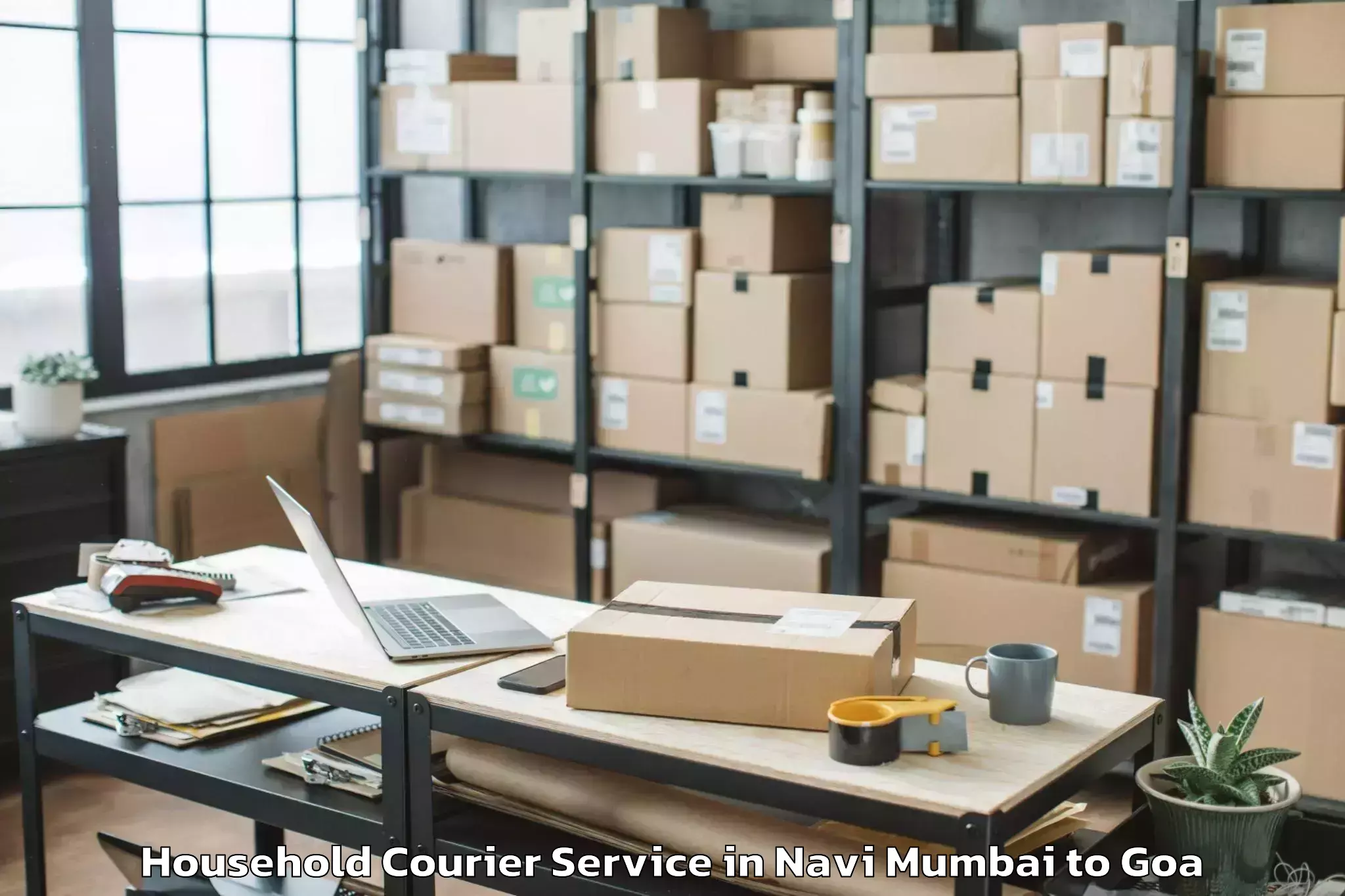 Affordable Navi Mumbai to Panaji Household Courier